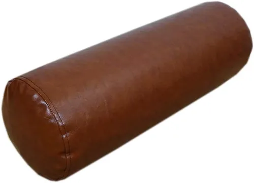 Vista 10 de Almohada cervical de piel sintética impermeable con cojín cervical redondo cilíndrico para el cuello, almohada de espalda de cintura, cojín de apoyo