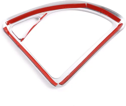 Vista 6 de YIWANG ABS coche central control palanca de cambios marco pegatinas para BMW Serie 1 E81 E82 E87 2007-2011 accesorios de coche (plata)