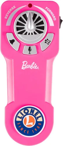 Vista 16 de Lionel Mattel Barbie - Juego de tren de juguete con control remoto, locomotora, vagones de tren y pista con sonidos auténticos de tren, luces