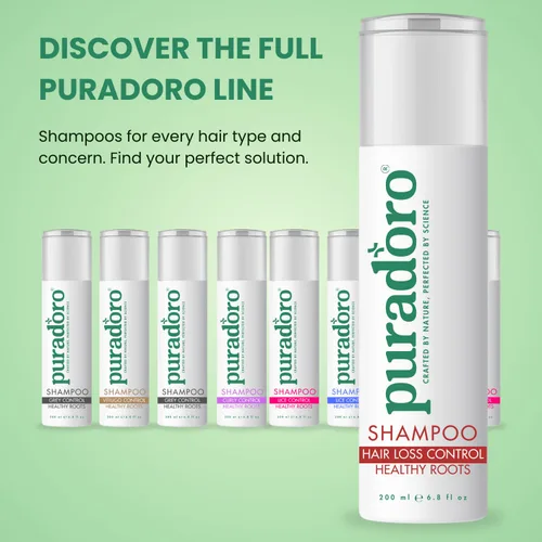 Vista 8 de Champú para control de pérdida de cabello y raíces saludables, fórmula natural con romero, biotina, cafeína, zinc, regeneración, terapia