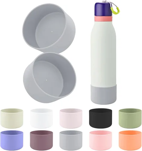 Vista 22 de 2 botas de silicona compatibles con Owala FreeSip Twist de 24 onzas Brisa helada