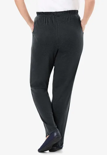 Vista 2 de Woman Within 7-day Pantalón de punto recto para mujer, talla Plus y petite