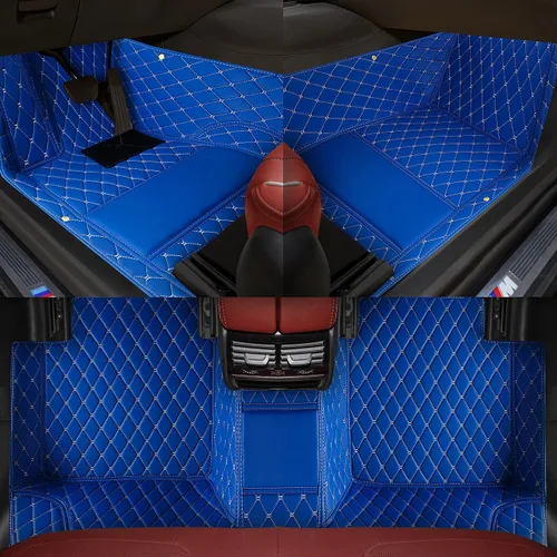 Vista 40 de Alfombrillas de lujo para todo tipo de clima, ajuste personalizado, rojo puro, juego de 4