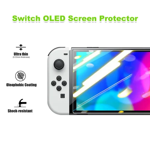 Vista 4 de Estuche de transporte para Nintendo Switch OLED, paquete de estuche OLED portátil para Switch Essential Switch OLED Case Protector Kit, Carry