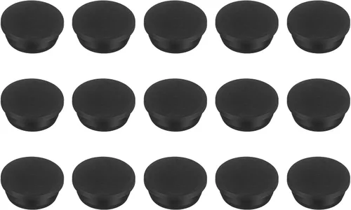 Vista 69 de MECCANIXITY - Tapones de silicona en forma de T (26mm, 1 pulgada de diámetro), color negro