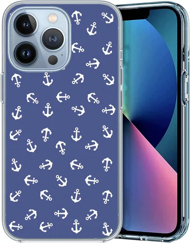 Vista 9 de Funda para iPhone 14, tortuga marina acuarela, TPU Azul (Blue Sea Turtle)