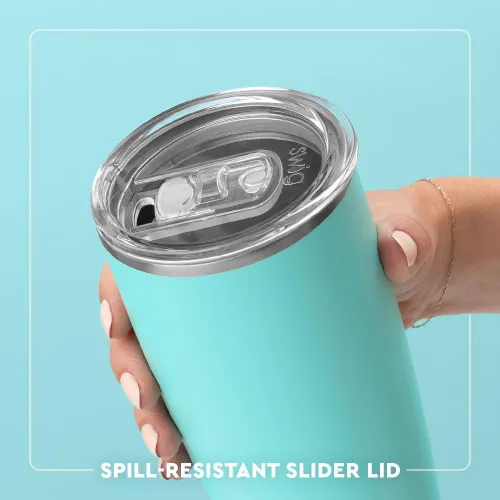 Vista 4 de Swig Life Vaso alto con tapa de 22 onzas, con triple aislamiento, apto para lavavajillas, doble pared y sellado al vacío, taza de café de viaje