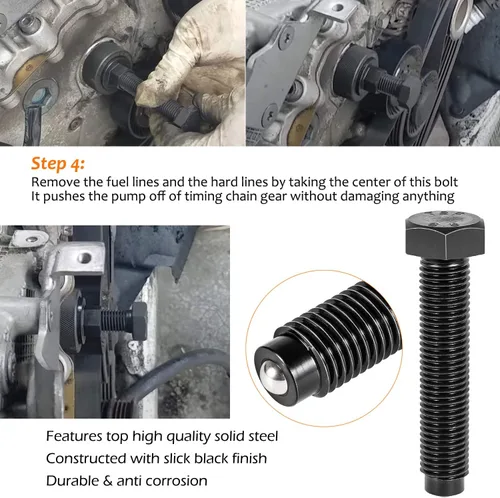 Vista 4 de Bonbo Extractor de bomba de combustible de inyección de motor diesel reemplazar JTC 4720 herramienta de eliminación para BMW M47 M57 E38 E39 E46 E53
