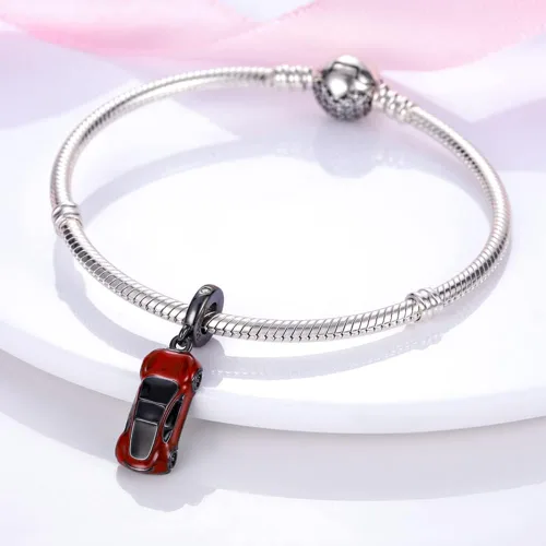 Vista 7 de KUNSIR Los abalorios se adaptan a pulseras Pandora para mujer, plata de ley 925, cuentas colgantes de joyería para niñas, dijes de feliz cumpleaños