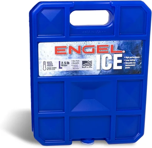 Vista 4 de Engel Paquetes de refrigerador de 32 °F y congelador de 5 °F - Fabricado en los Estados Unidos - Paquetes de hielo para navegación, pesca