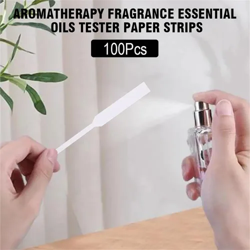 Vista 7 de Disposable Perfume Test Strips 400pcs White Perfume Test Paper Disposable Aromatherapy Fragrance Essential Oil Testing Strip