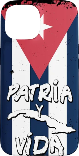 Vista 6 de Patria y Vida Cuban Flag Cuba Roots - Carcasa para iPhone 17, color negro