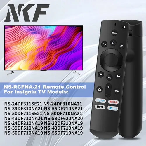 Vista 2 de NS-RCFNA-21 Mando a distancia para Insignia TV Remoto Reemplazo NS-24DF311SE21 NS-39DF310NA21 NS-43DF710NA21 NS-55DF710NA21