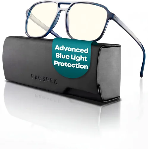 Vista 11 de Prospek Blue Light Blocking Glasses for Men Women, Computer Readers