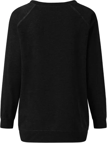 Vista 4 de Sudadera con cuello redondo para mujer, diseño de calavera, manga larga, suéter de gran tamaño, para invierno, ajuste holgado, Y2K