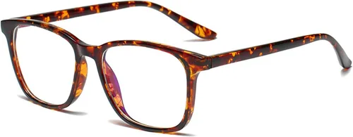 Vista 58 de Onrtry Gafas sin receta para hombres y mujeres, lentes transparentes cuadradas