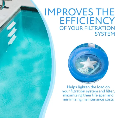 Vista 5 de Esponja absorbente de aceite y residuos, 3 paquetes, perfecto para utilizar en albercas, spa y tinas - fabricada en los EE.UU.