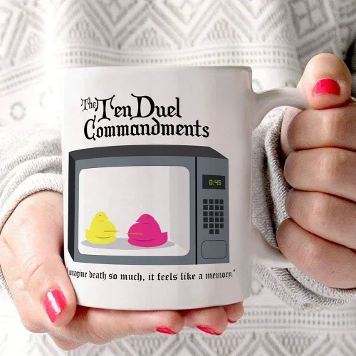 Vista 190 de Trend Setters Friends the Television Show – 25 años – Mercancía oficial – Taza de café o té de cerámica blanca de 11 onzas – perfecta para regalar