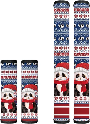 Vista 31 de Juego de 4 fundas protectoras de repuesto para manija de puerta de refrigerador con temática de té de la tarde para microondas, horno, refrigerador