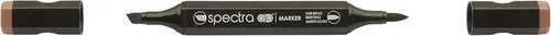 Vista 5 de AD Marker Chartpak Spectra, Tri-Nib y cepillo de doble punta, antiguo, 1 cada uno (S069AD)