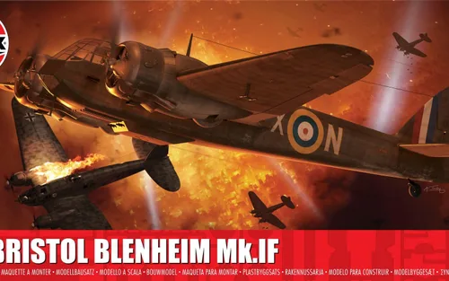 Vista 2 de Airfix a04059 Bristol Blenheim MK Si Militar de plástico Modelo Kit (escala 1: 72)