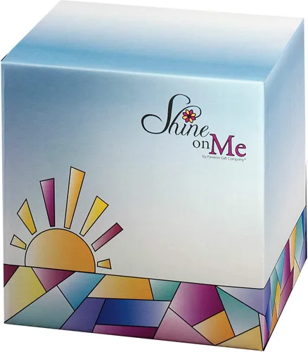 Vista 3 de Shine on Me by Pavilion - Portavelas de cristal, Dream Smile Hope Laugh Sentiment, 3 x 3 pulgadas