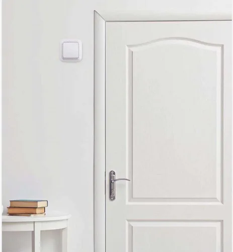 Vista 5 de Kit de timbre inalámbrico blanco