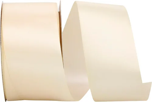 Vista 19 de Reliant Ribbon 4950-974-03C Cinta de satén de doble cara, 5/8 pulgadas x 100 yardas, oro antiguo