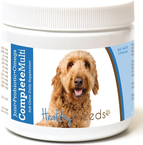 Vista 75 de Healthy Breeds Affenpinscher todo en uno multivitamínico suave masticable 60