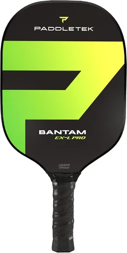 Vista 8 de Paddletek Bantam EX-L Pro - Paleta de pickleball profesional con núcleo de panal, superficie de policarbonato texturizado de terciopelo, núcleo