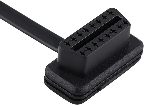 Vista 2 de OBD2 - Cable OBD2, OBD II de 16 pines macho a hembra, extensión OBD-ii, adaptador de cable extensor de diagnóstico para automóvil, escáneres