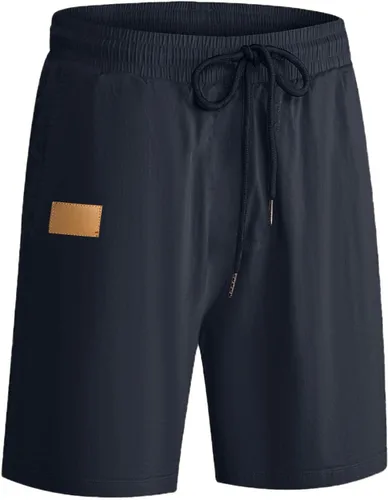 Vista 7 de JMIERR Mens Casual Shorts Cotton Drawstring Summer Beach Stretch Twill Chino Golf Short with Pockets