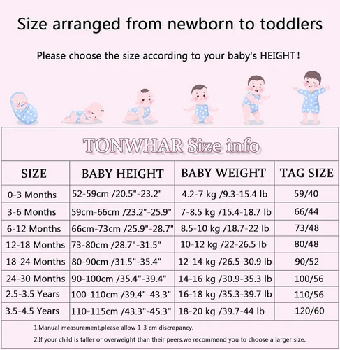 Vista 3 de TONWHAR Baby Boy's Girl's Animal Bodysuit Infant And Toddler's Romper Jumpsuit Halloween Costume Partywear