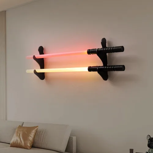 Vista 10 de Soporte para sables de luz - Soporte para sable de luz de plexiglás negro