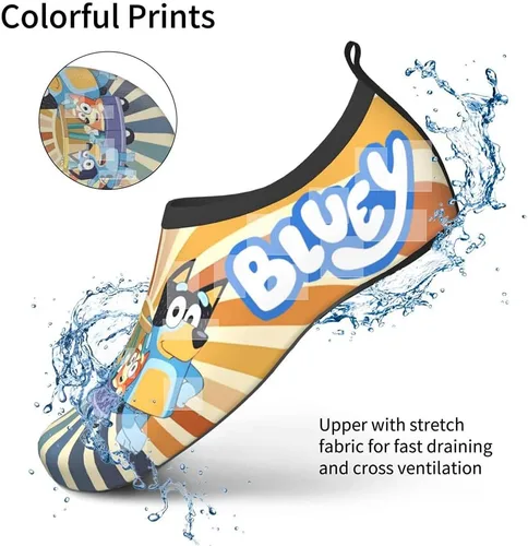 Vista 4 de NZHMZJK Zapatos de agua para niños y niñas, calcetines acuáticos de secado rápido, para natación, playa, yuga, ejercicio, deporte, piscina, camping