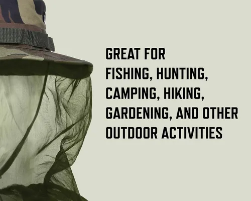 Vista 6 de Rothco Sombrero Boonie con mosquitera Camuflaje del bosque