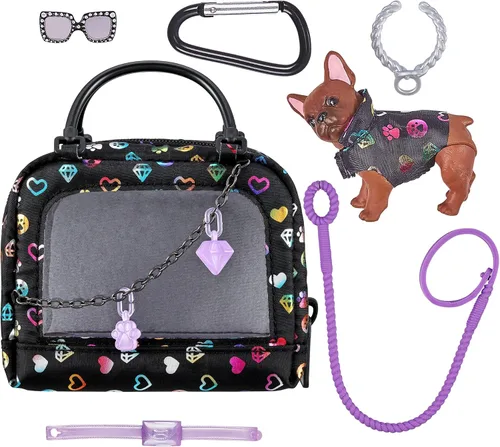 Vista 10 de REAL LITTLES - Transportín Coleccionable de Micro Cachorro con 1 Micro Cachorro y 5 Micro Sorpresas Funcionales Adentro! Los Estilos Pueden Variar