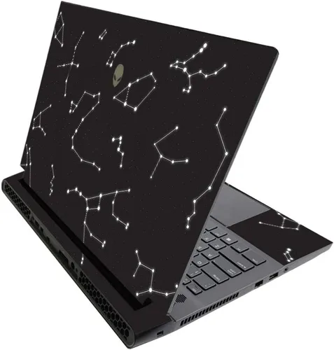 Vista 599 de MightySkins - Skin brillante con purpurina para Alienware M17 R3 (2020) y M17 R4 (2021) - Diversión de los años 90 Acabado duradero con purpurina