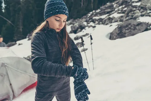 Vista 3 de Terramar Guantes de forro ultrafinos Thermasilk para niños