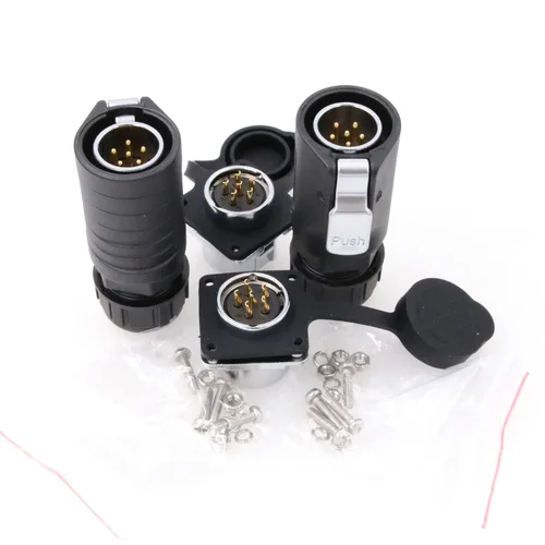 Vista 8 de LP20 - Conector de aviación de 3 pines, conectores de cable impermeables industriales para industrial, energía, automóvil, proyecto de lámpara LED