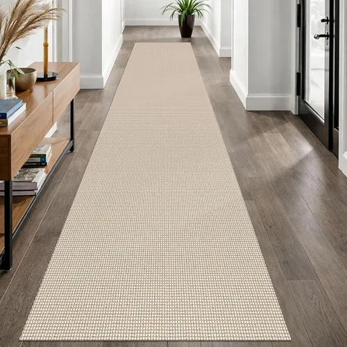 Vista 60 de EARTHALL Alfombra tejida de 2 x 3 pies, lavable para entrada, alfombra trenzada antideslizante, alfombra para puerta interior y exterior, alfombra