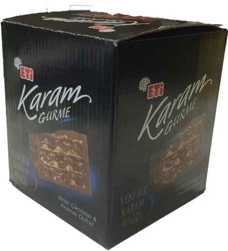 Vista 2 de Galletas Turcas ETI Karam Gurme Wafer 1.76 oz. (1 paquete de 12 piezas)