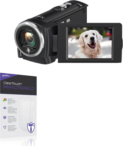 Vista 11 de BoxWave Screen Protector Compatible with Gcasio 2.7K Video Camera Camcorder DV105 - ClearTouch Anti-Glare (2-Pack), Anti-Fingerprint Matte Film Skin