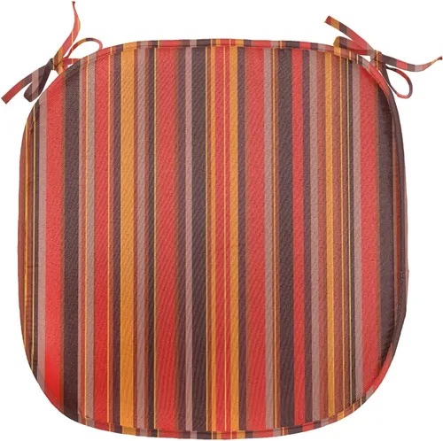 Vista 9 de Ambesonne Flamingo - Cojín de asiento para silla, diseño de fantasía exótica con elementos de vida silvestre hawaiana en colores pastel, acolchado