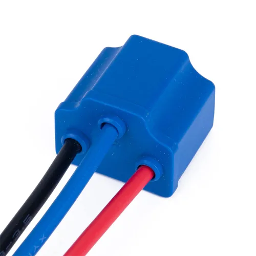 Vista 2 de Paquete de 2 conectores de cerámica para arnés de cableado H4 9003 HB2, compatible con automóvil, camión, barco, marino