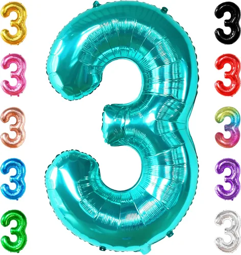 Vista 81 de KatchOn Globo negro del número 1 de 40 pulgadas, globo de feliz cumpleaños Large Mylar Number One Balloon for 1st Birthday Decorations, Foil