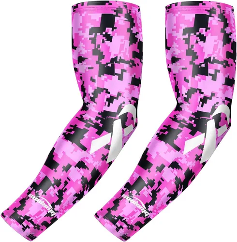 Vista 10 de COOLOMG Basketball Compression Arm Sleeves for Baseball Football Volleyball Sports Youth Kids Adult