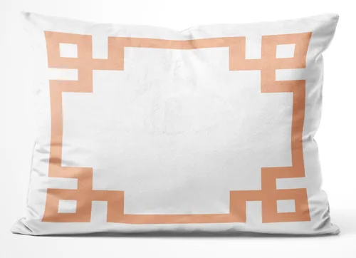 Vista 18 de Funda de almohada rectangular con cremallera en un lado impreso de 12 x 16 pulgadas, color blanco y rosa intenso Rosa fucsia