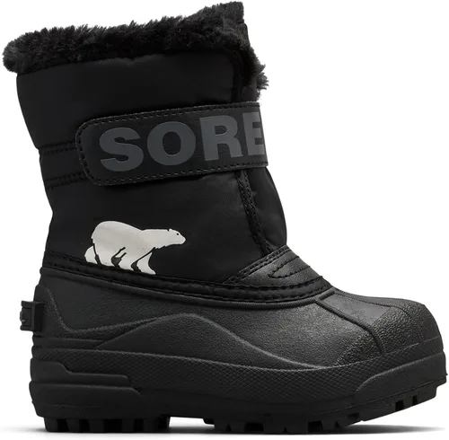 Vista 14 de SOREL Bota Snow Commander para niños pequeños negro (Black/Sea Salt)