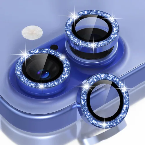 Vista 18 de Choiche Compatible para iPhone 15/iPhone 15 Plus Protector de Lente de Cámara Brillante, Vidrio Templado 9H Cubierta de Cámara Protector de Pantalla